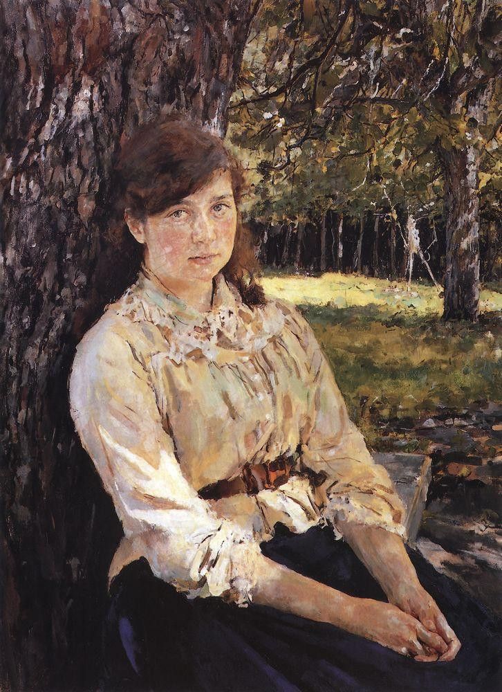 Девушка, освещенная солнцем (Портрет М.Я.Симонович). 1888