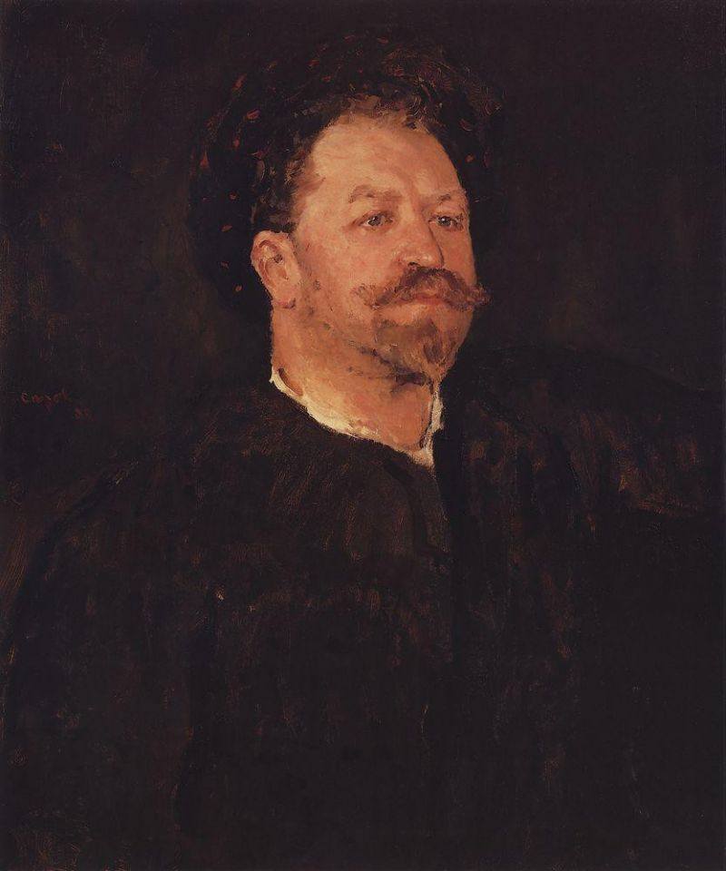 Портрет итальянского певца Франческо Таманьо. 1891-1893